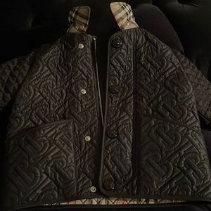Toddler Burberry quilted jacket